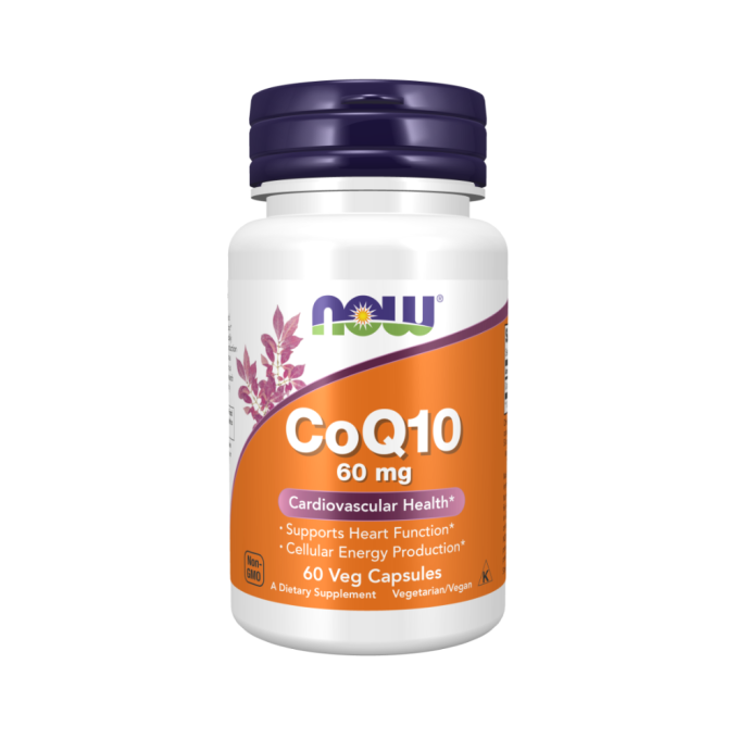Коэнзим NOW FOODS COQ10 60 мг, 60 капсул NS26183